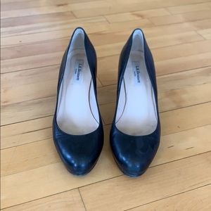 L.K. Bennet Black Leather Heels